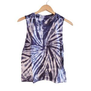 NWT SAGE Tie dye crew neck top